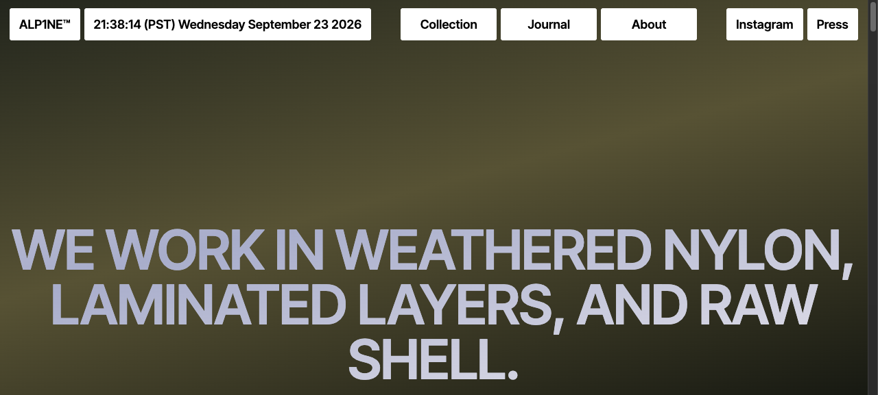 Outdoor Apparel