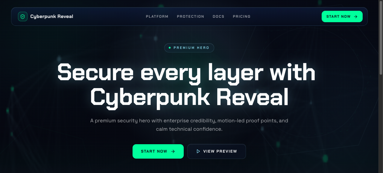 Cyberpunk Reveal