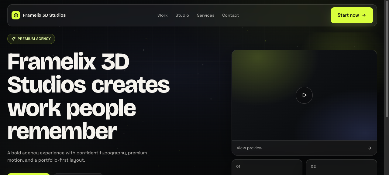 Framelix 3D Studios