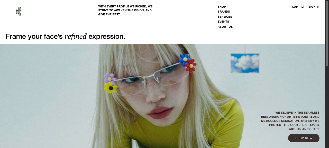editorial eyewear