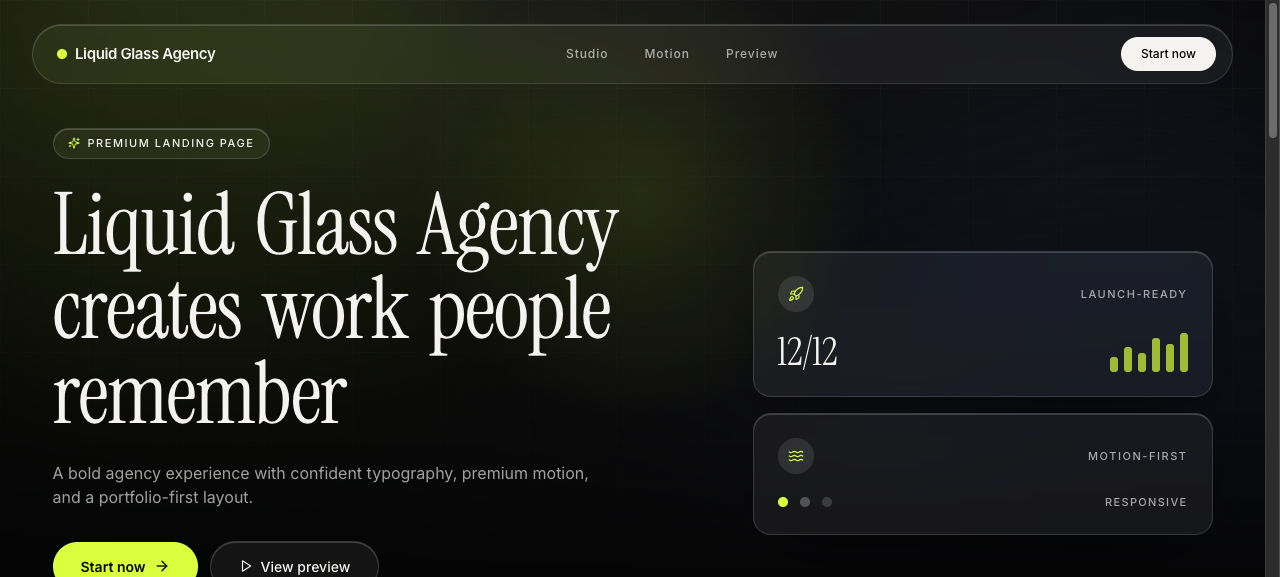 Liquid Glass Agency