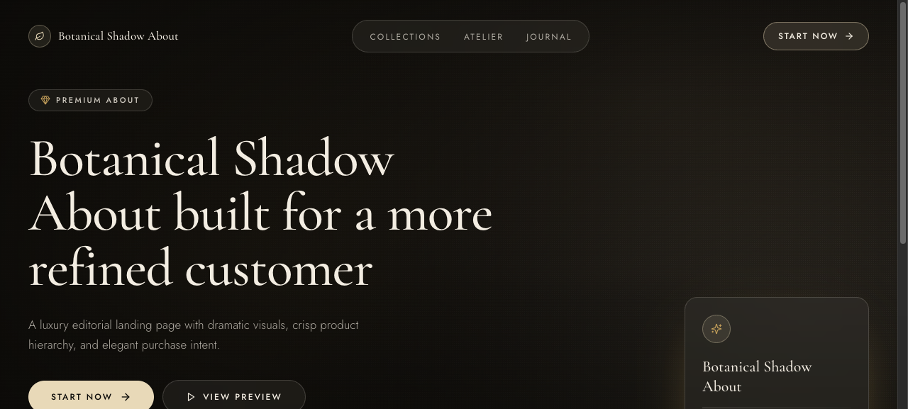 Botanical Shadow About
