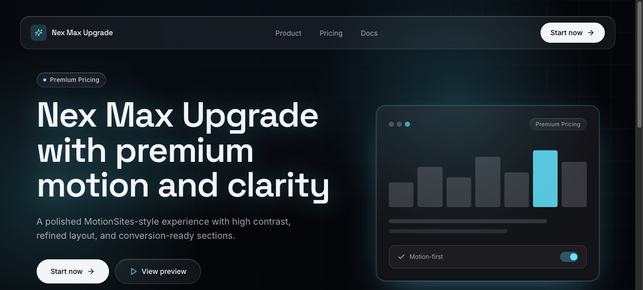 Nex Max Upgrade