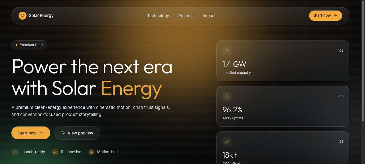 Solar Energy Hero